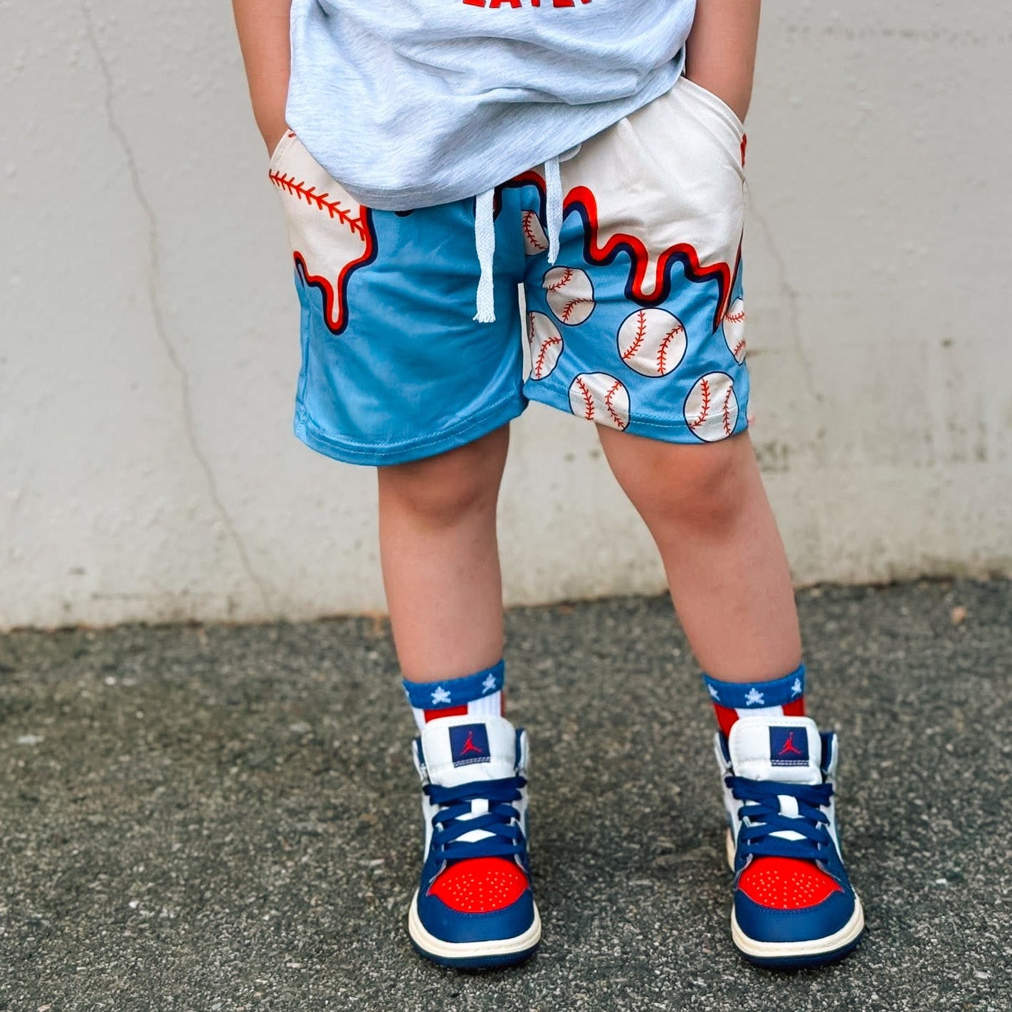 Bubble Drip Holiday | Tie Shorts