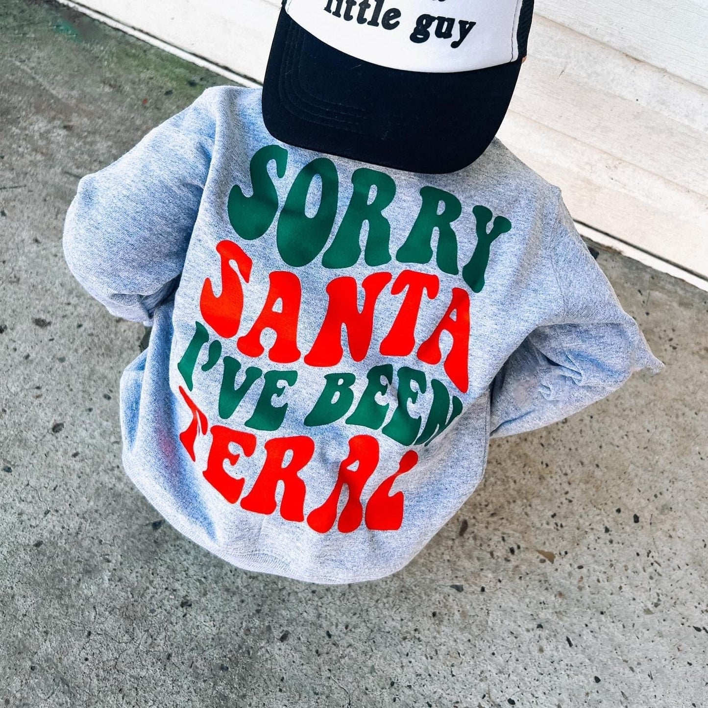 Sorry Santa | Grey Sweatshirt