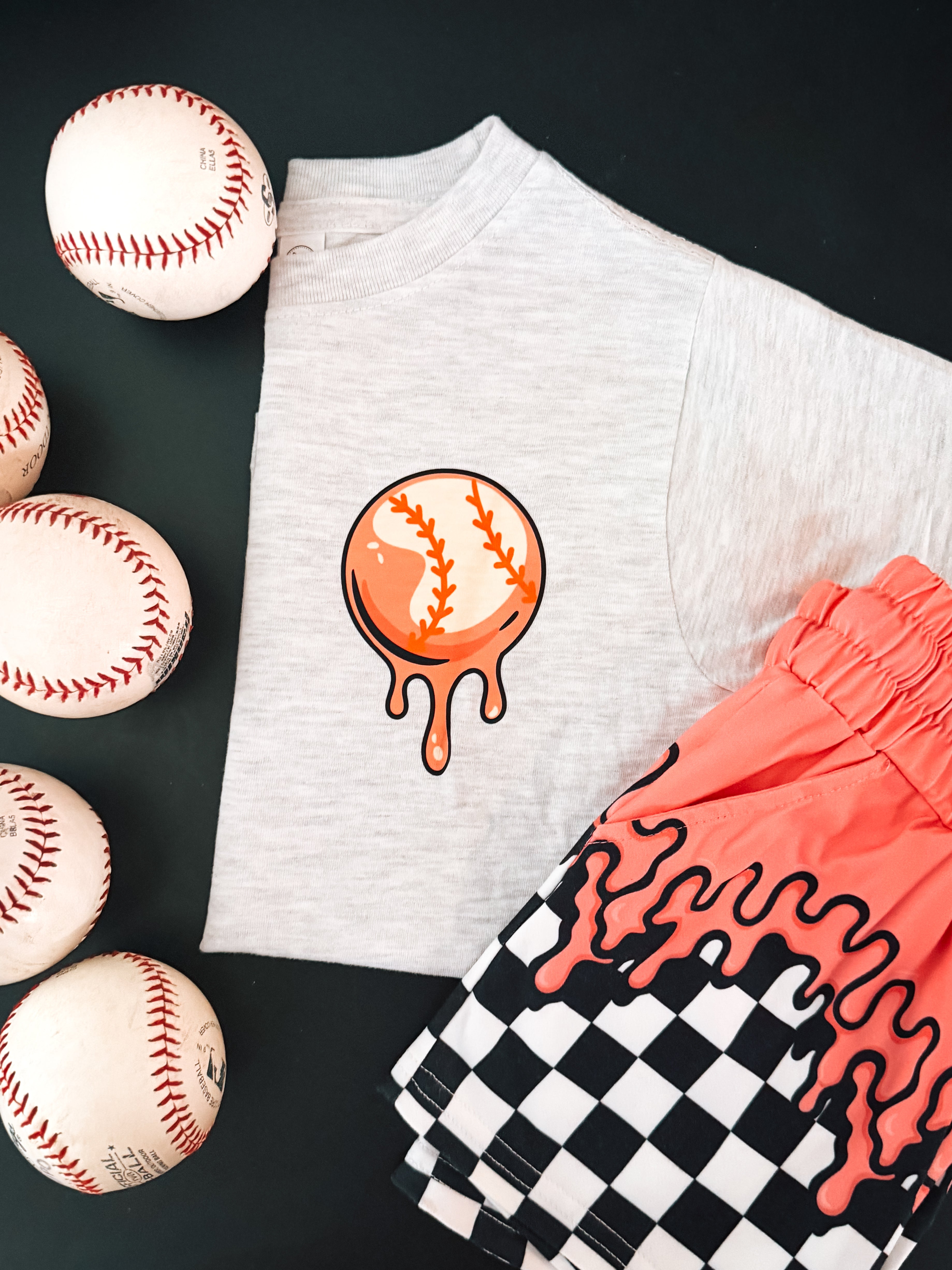 Bubblegum & Dingers | Ash Grey Pocket T-Shirt