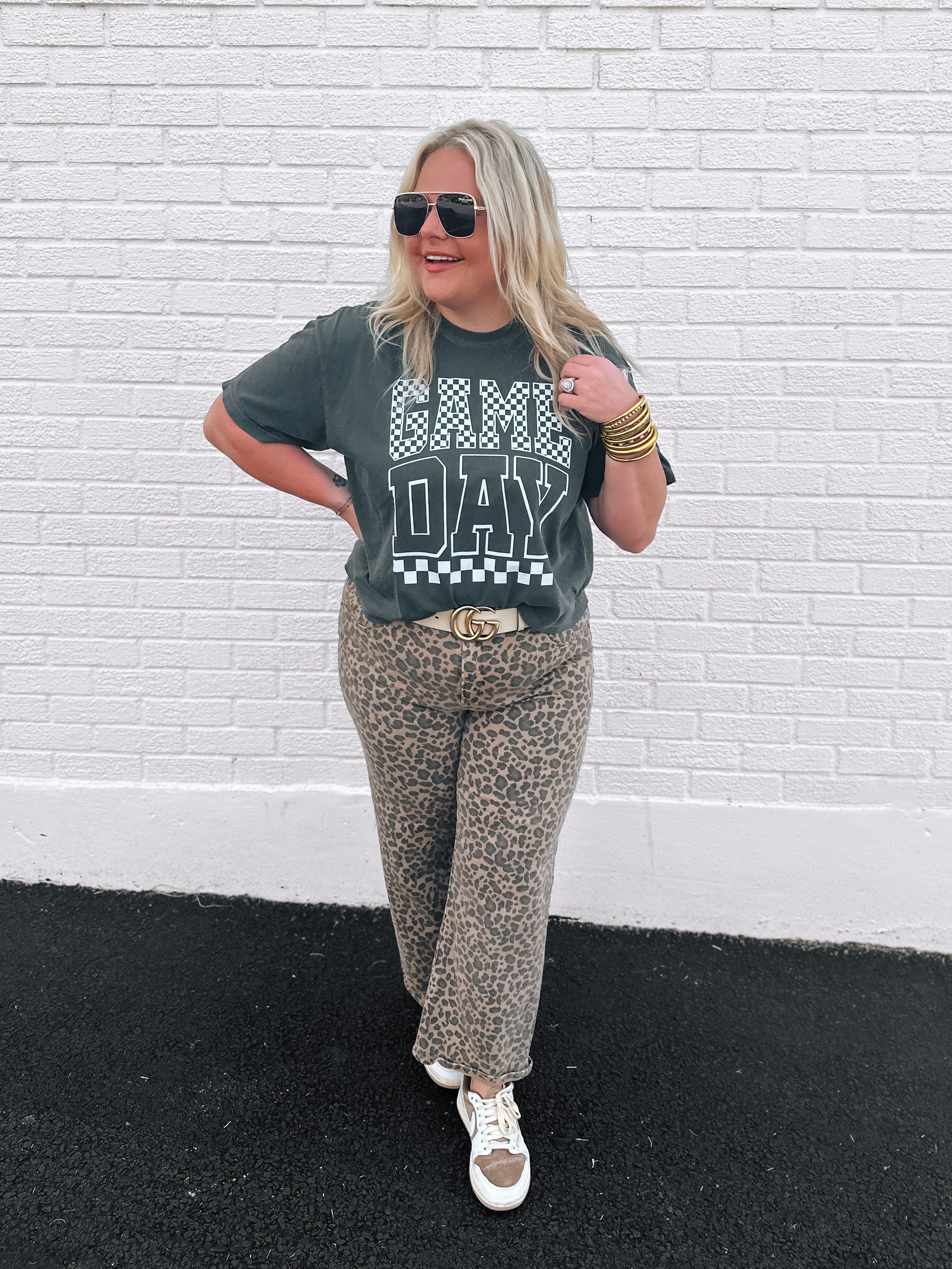 Game Day | Comfort Color Crop Tee- Pepper