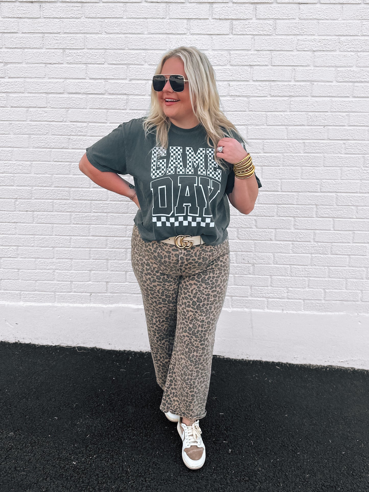 Game Day | Comfort Color Crop Tee- Pepper