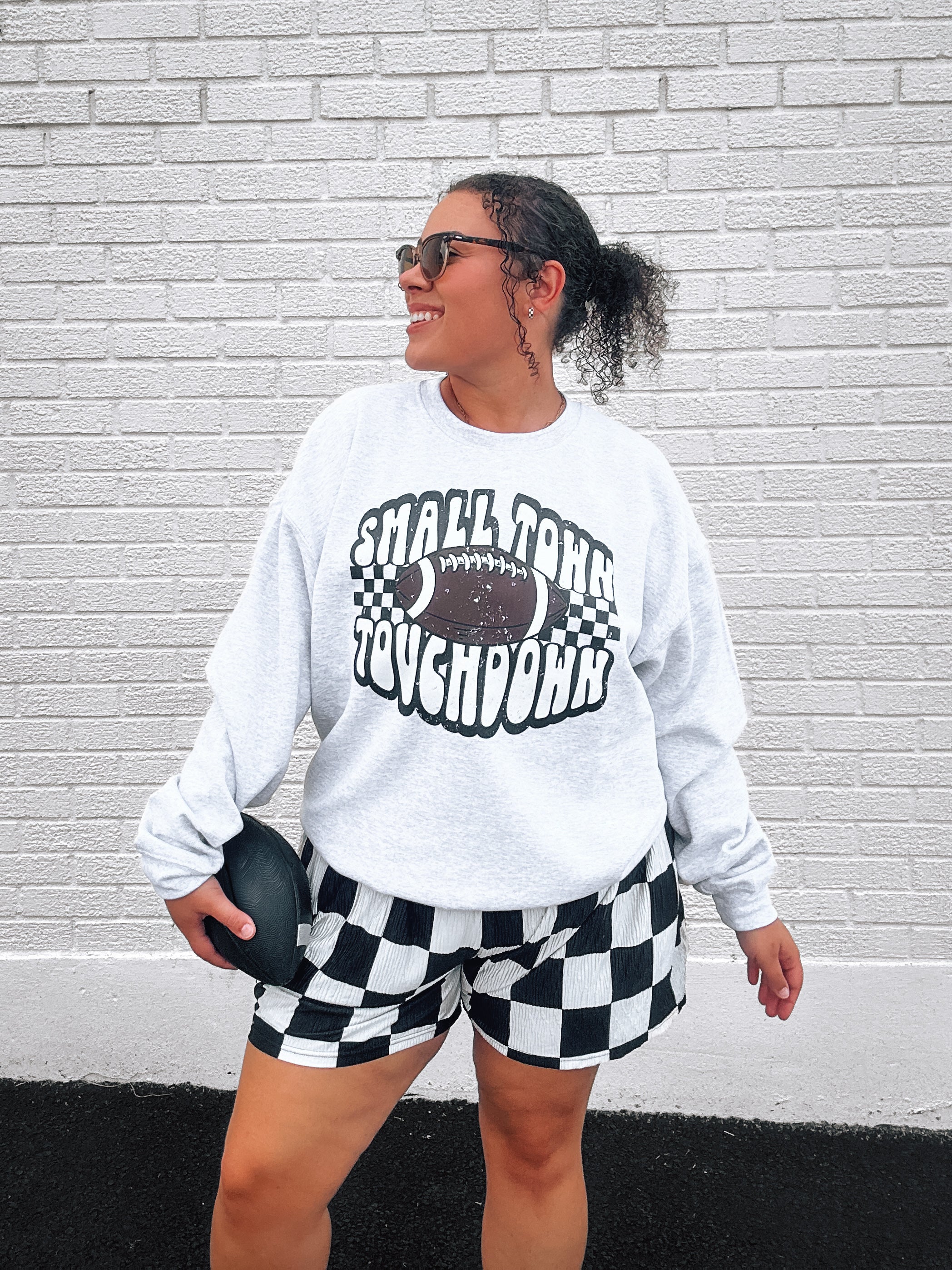 Touchdown | Ash Gildan Sweatshirt