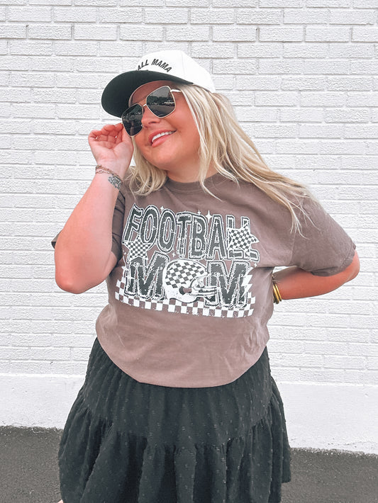 Football Mom| Brown Comfort Color