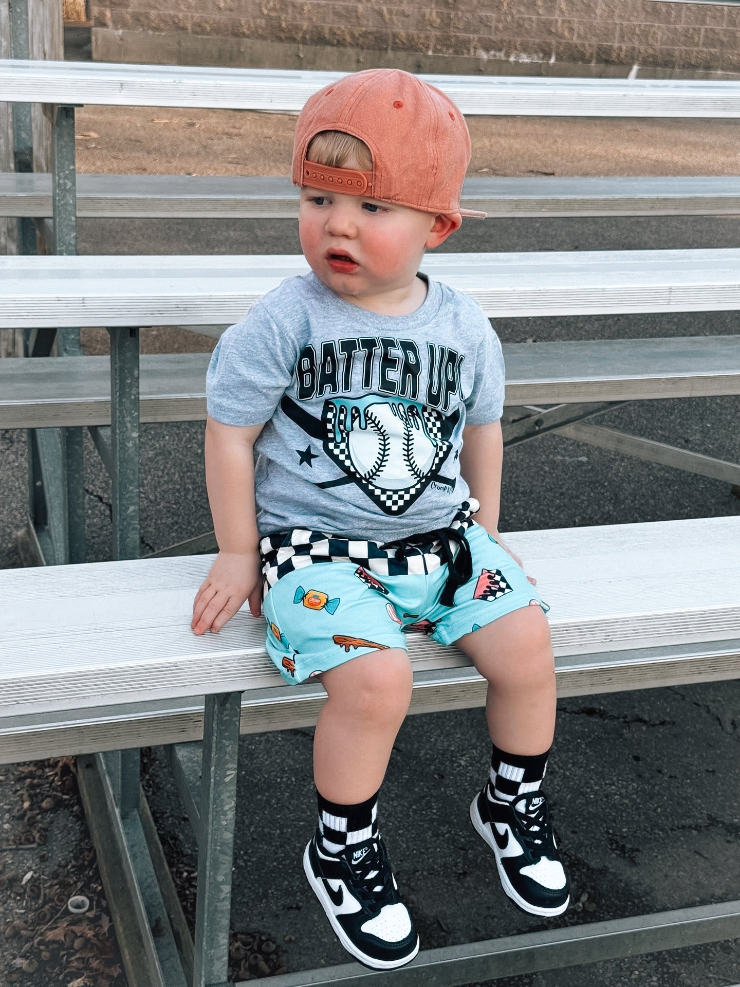 Batter Up | Heather Graphic T-Shirt