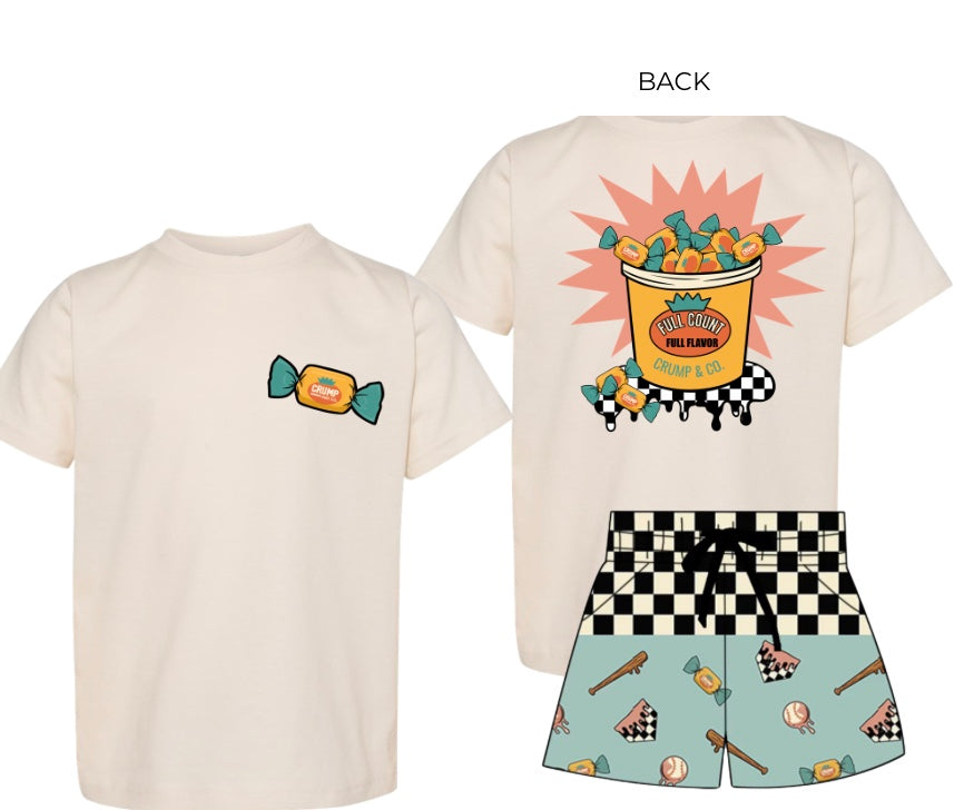 Bubble Gum Bucket| Ivory Graphic T-Shirt