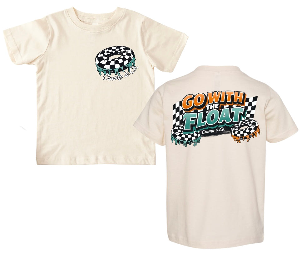 Go With The Float | Natural T-Shirt