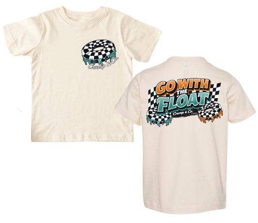 Go With The Float | Natural T-Shirt