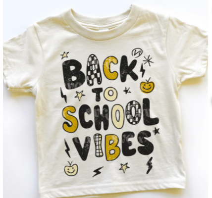 Back 2 School | Ivory Graphic T-shirt