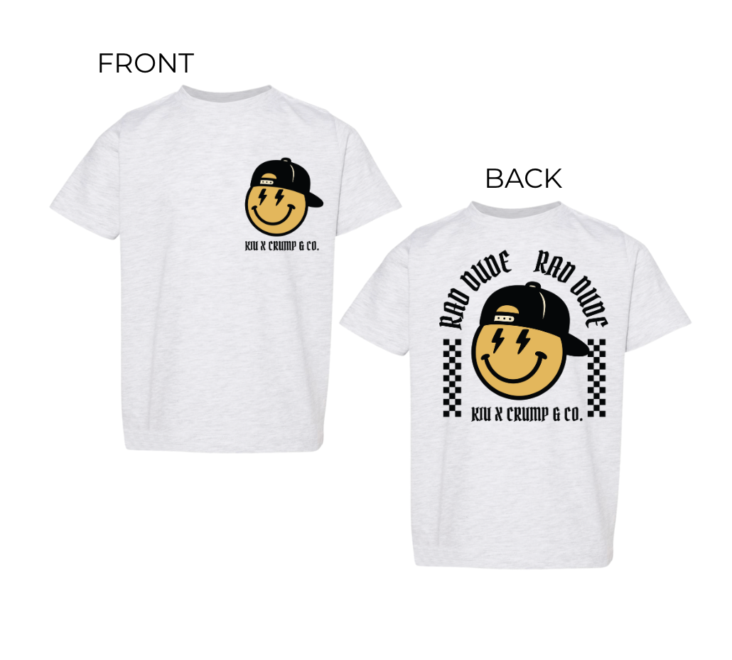 KIU Collab Tee | Grey Graphic T-shirt