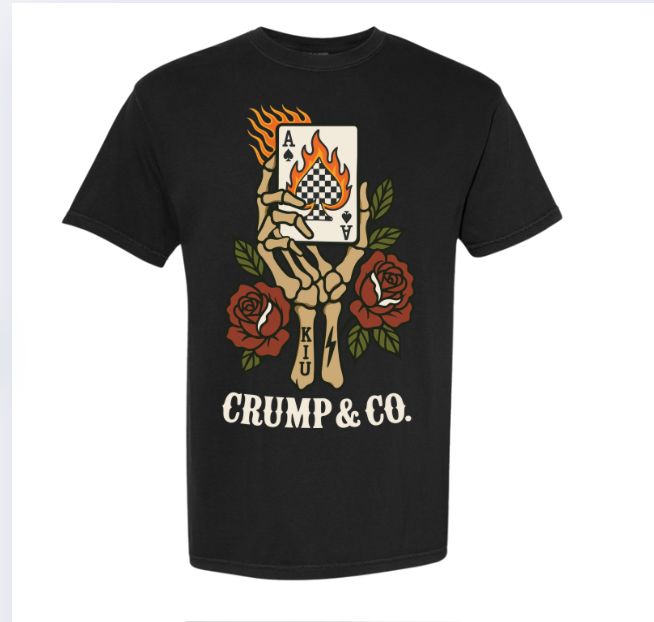 Ace Card | Black Graphic T-shirt