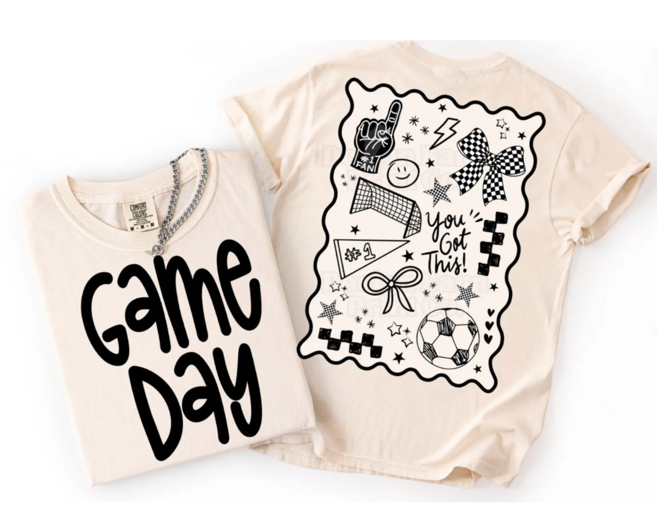 Game Day Soccer | Ivory Comfort Color