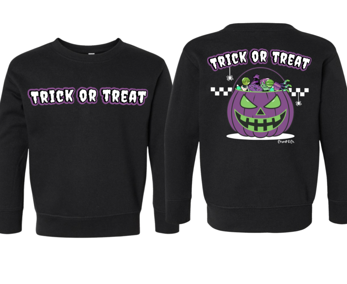 Trick Or Treat | Black Sweatshirt