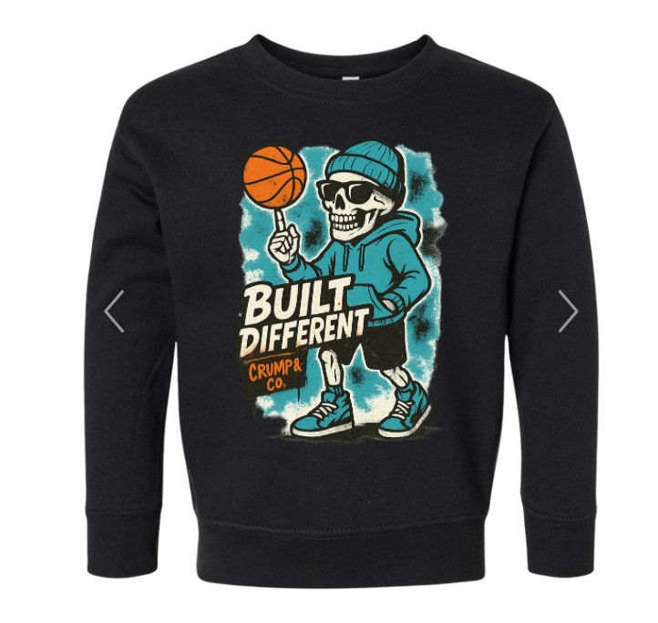 Built Different | Black Sweatshirt