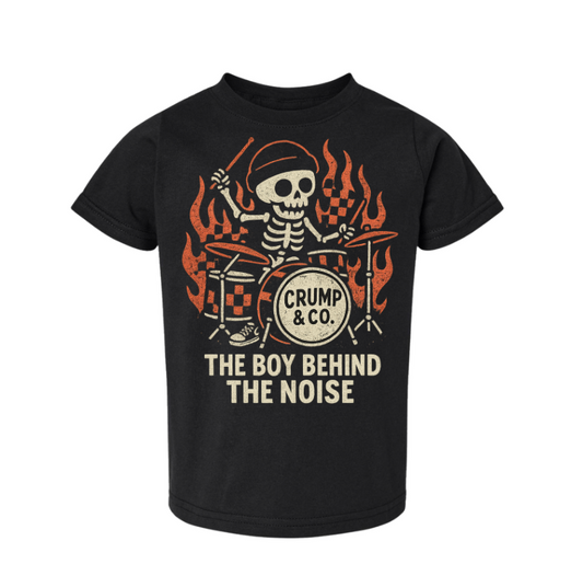 Behind The Noise | Black Graphic T-shirt