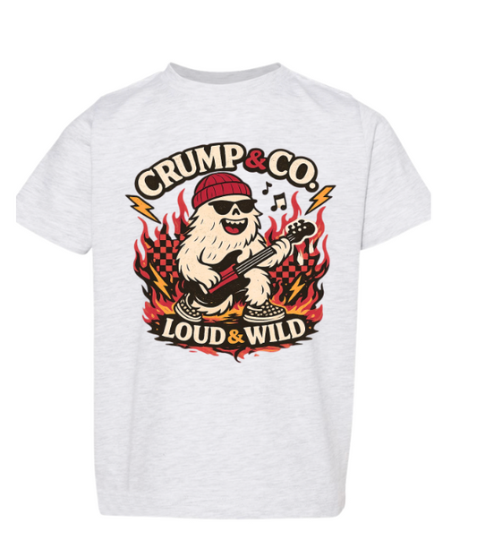 Loud & Wild | Ash Grey Graphic T-shirt