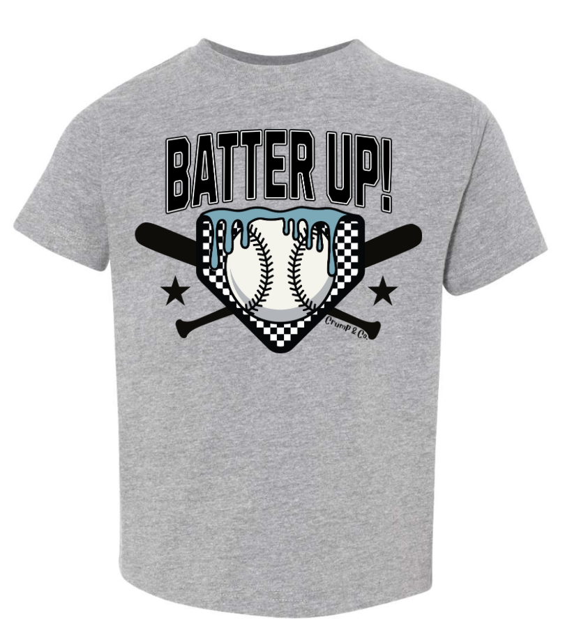 Batter Up | Heather Graphic T-Shirt