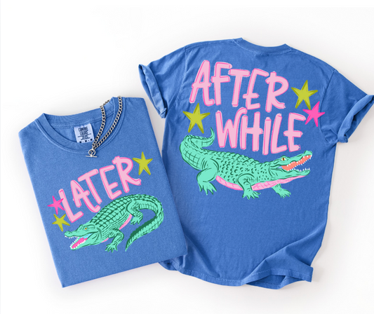 Later Gator | Neon Blue Comfort Color
