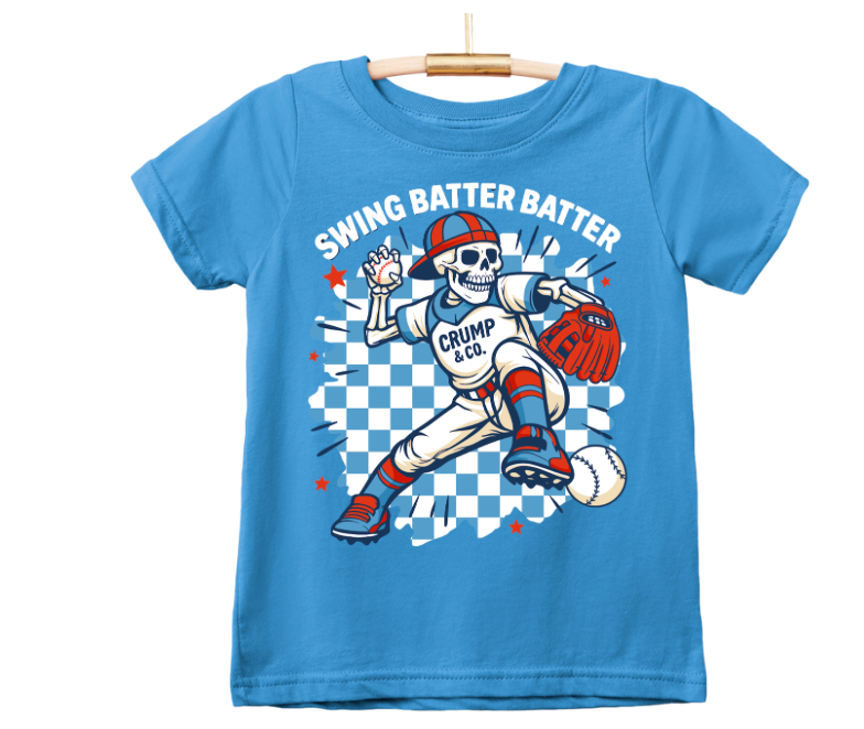 Swing Batter Swing | Colbalt Blue T-Shirt