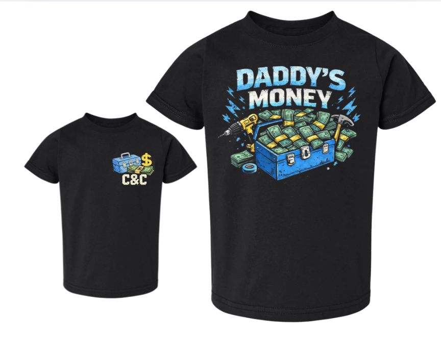 Daddy's Money | Black T-Shirt