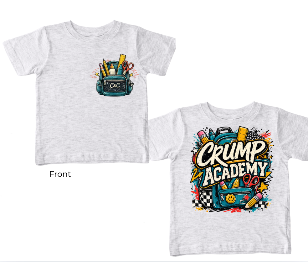 Crump Academy | Ash Grey T-Shirt