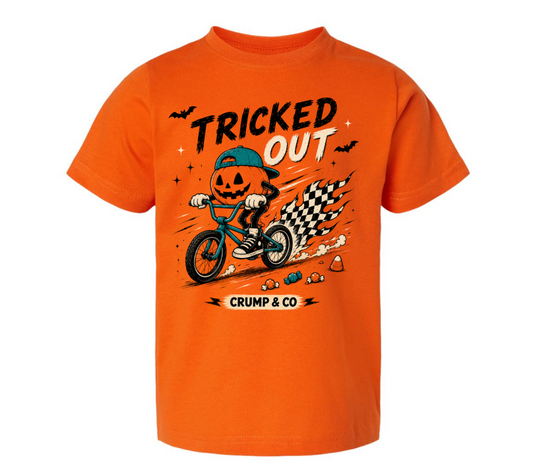 Tricked Out | Orange Graphic T-Shirt