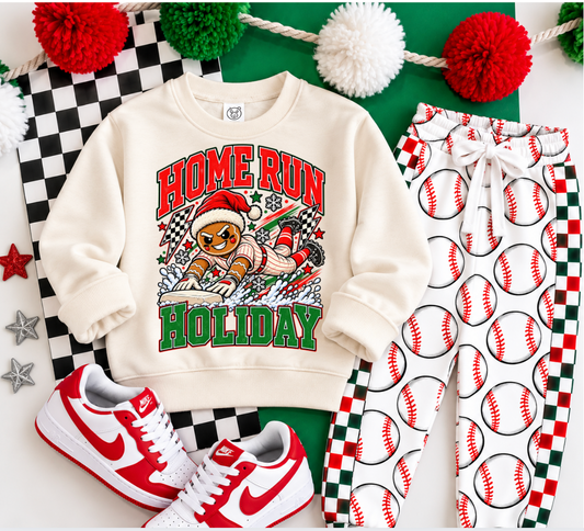 PREORDER HOMERUN HOLIDAY | IVORY SWEATSHIRT