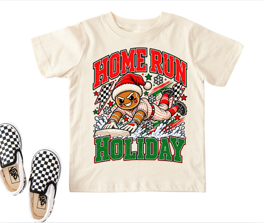 PREORDER HOMERUN HOLIDAY | IVORY GRAPHIC T-SHIRT