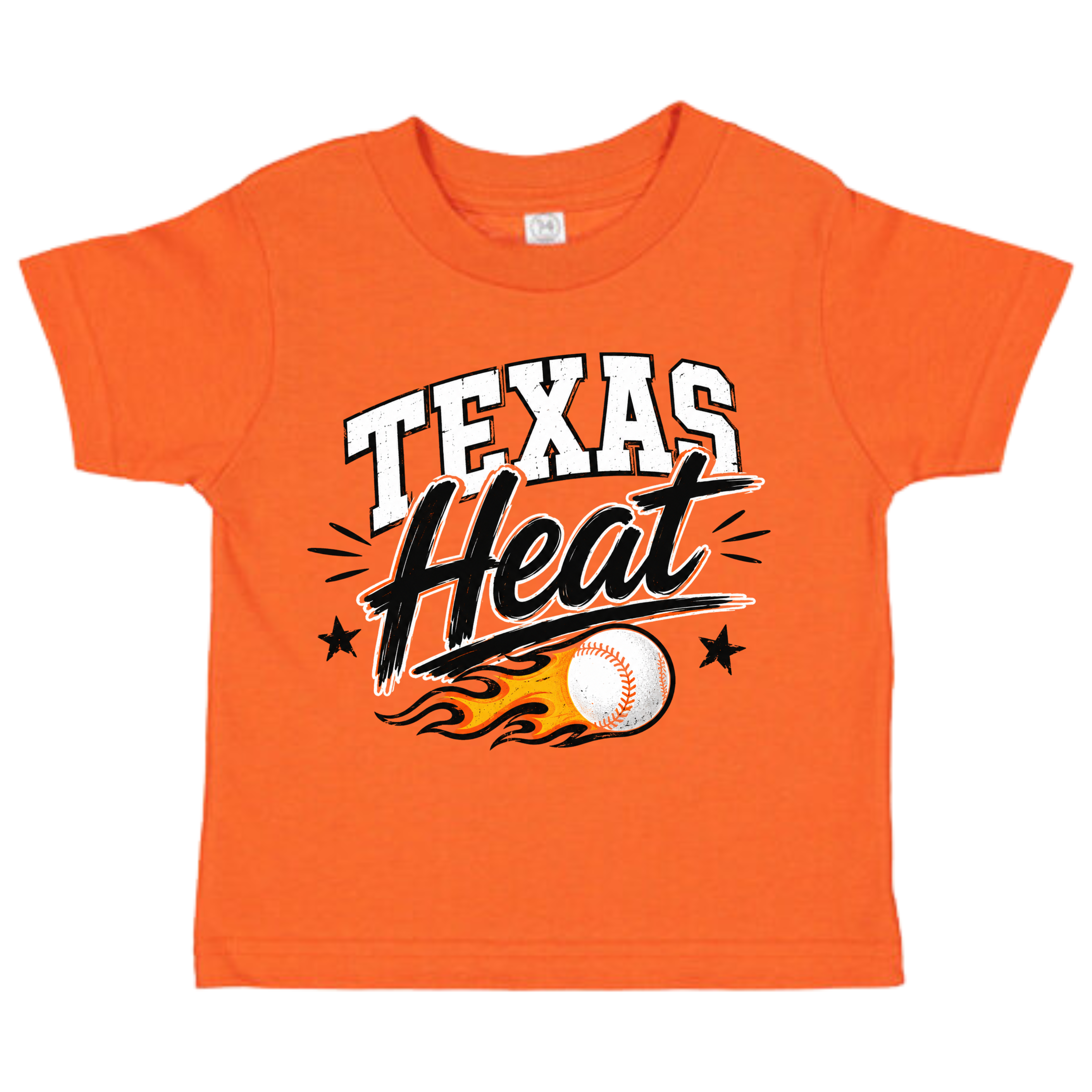 Texas Heat | Orange Graphic T-Shirt